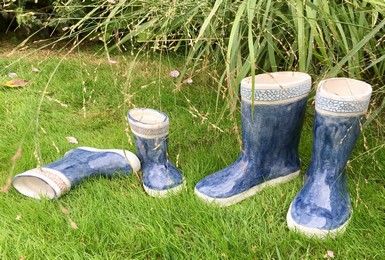 Bottes bleu